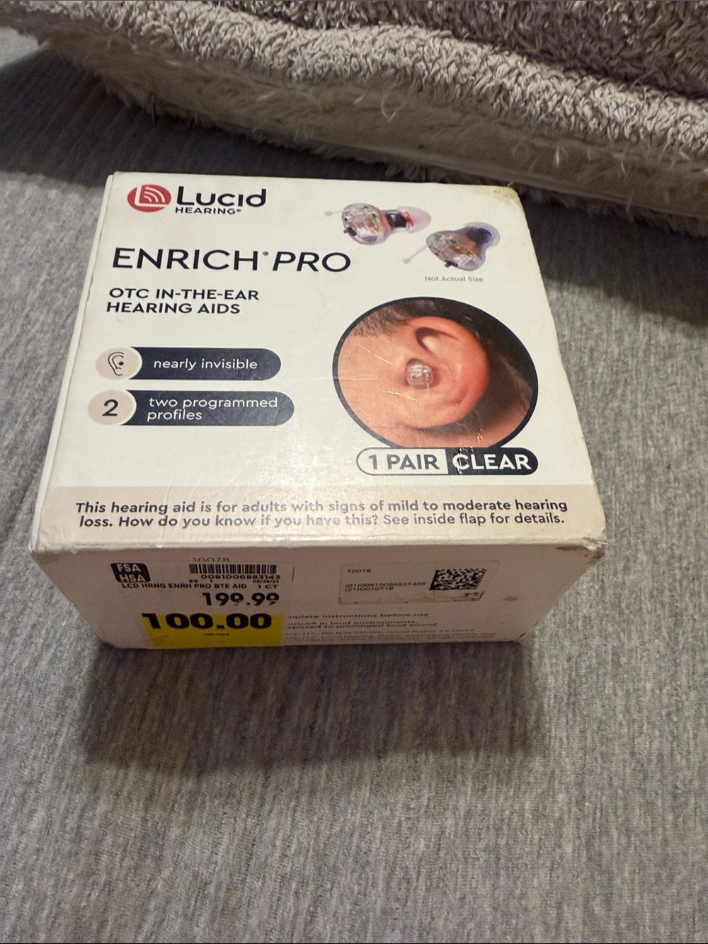 Enrich Pro Clear In-The-Ear Hearing Aids - Clear